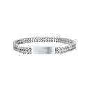 【送料無料】フランコチェーン ブレスレット メンズ ステンレス 金アレ対応 シンプル 大人 お洒落 シルバー 男性 アクセサリー(幅6mm 長さ23cm