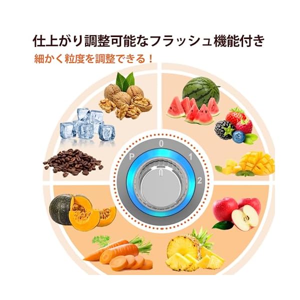 【送料無料】ジューサー ミキサー スムージー 一台多役 三つボトル 500ml*2+300ml コーヒーミル 6枚刃 450Wハイパワー 高速回転 氷も簡単に砕ける 果物/野菜/離乳食/ミルクセーキ 水洗い可能 お手入れ/操作簡単 過熱保護 安全安心 ar-store-10049041 ARストア 楽天市場店 サンプル画像3