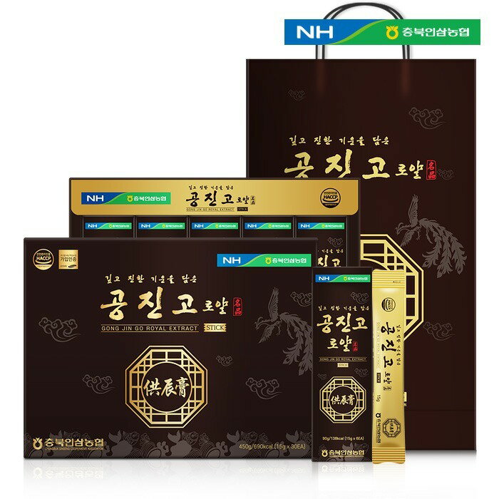 忠北人参農協 拱辰膏ロイヤルスティック 15g x 30包 拱辰膏 / 健康機能食品 / 拱辰 / 送料無料 2