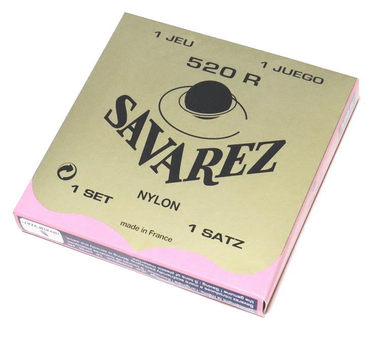 SAVAREZ　520R サバレス　クラシックギター弦　ピンクラベル