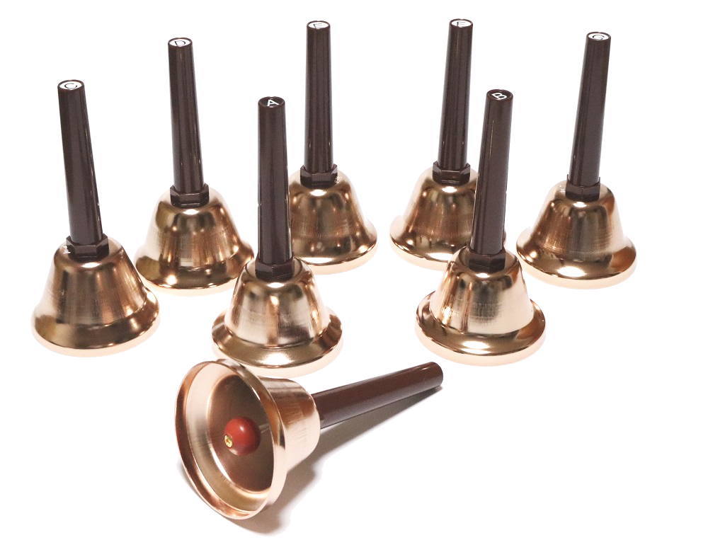 ZENON ZMB-8PG ゼンオン ミュージックベル ピンクゴールド 限定モデル 8音セット ハンドベル