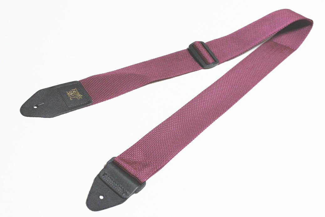 ERNIE BALL POLYPRO STRAPS#4047　Burgundy