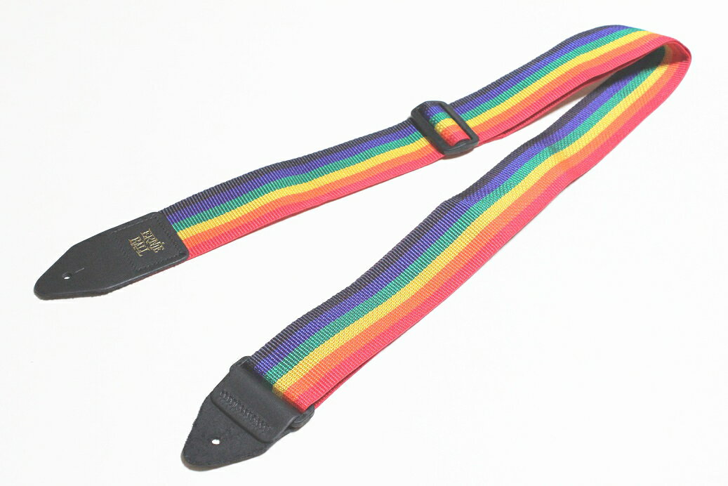 ERNIE BALL POLYPRO STRAPS#4044　Rainbow