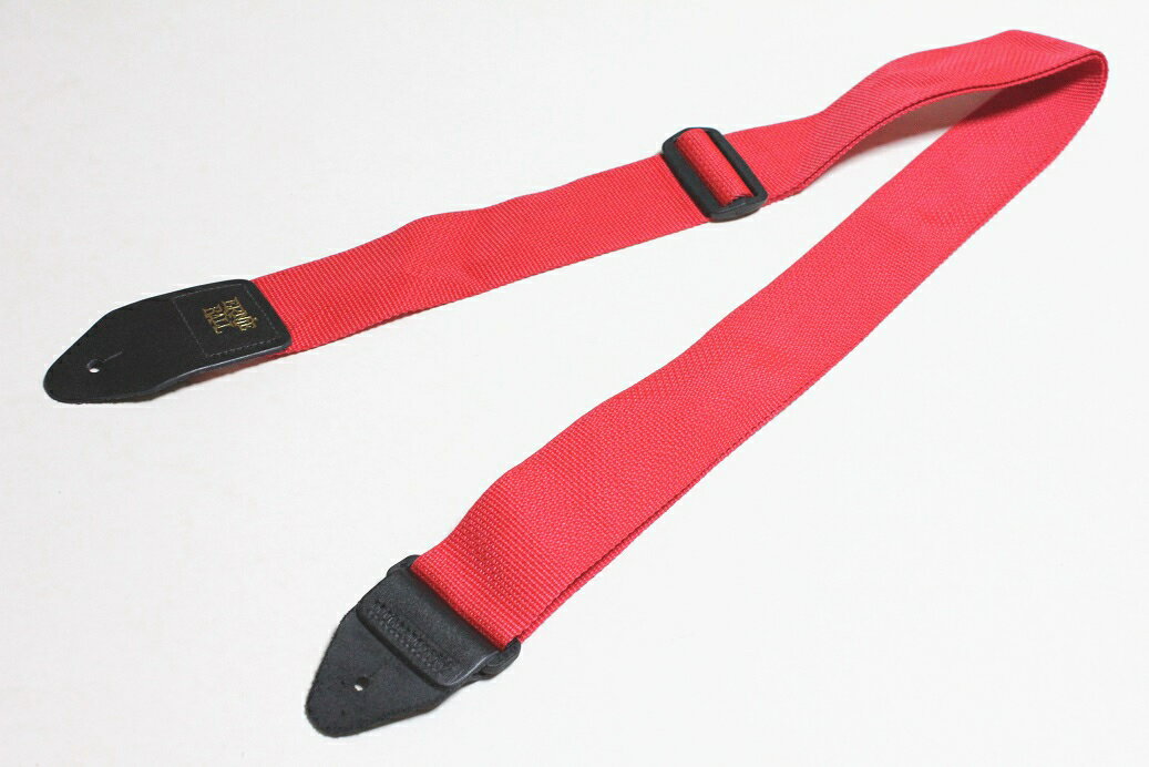 ERNIE BALL POLYPRO STRAPS　　#4040 Red　アーニーボール　ギターストラップ　レッド