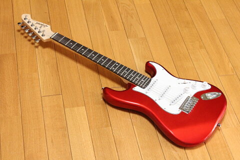 ARIA Legend　LST-MINI　CA(Candy Apple Red)　ミニエレキギター　チューナープレゼント！