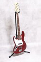 ARIA Legend LJB-Z L/H CA(Candy Apple Red) アリア レジェンド 左利き用 エレキベース レフティー チューナープレゼント...