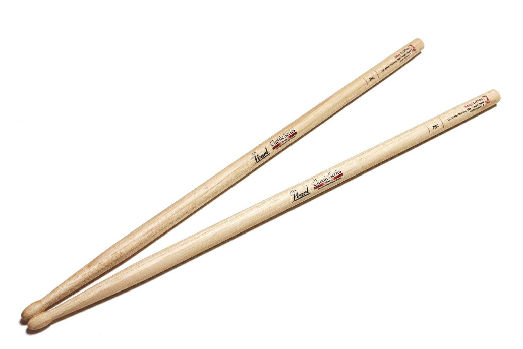 Pearl　7HC DRUM STICKS　パール　ドラムスティック　細くて軽い！　吹奏楽やジャズに ...