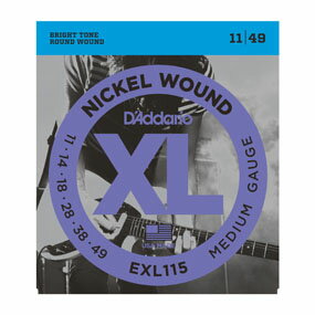 D'Addario EXL115　Blues Jazz Rock GAUGE