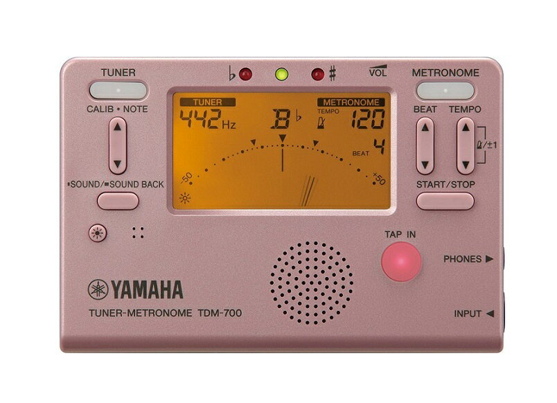 YAMAHATDM-700PTDM700Pヤマハチューナーメトロノームピンク