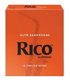 ダダリオ　リコ　アルトサックス　リード　3番　D'Addario WOODWINDS RICO Alto Sax Reeds　3.0