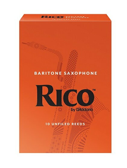 ダダリオ　リコ　バリトンサックス　リード　3- 1/2番　D'Addario　RICO Baritone Sax Reeds　3.5