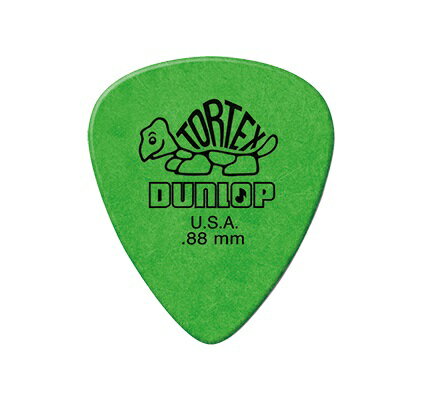 Jim Dunlop Tortex Tortex Standard　Picks.88-グリーン　ジムダンロップ　ギターピック　トーテックス　0.88 グリーン