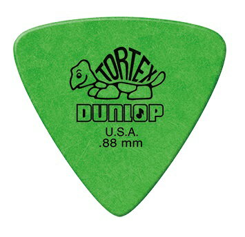 Jim Dunlop Tortex Triangle Picks .88-グリーン ジムダンロップ　ギター・ベース　ピック