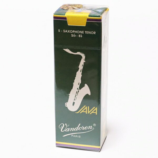 バンドーレン ジャバ　グリーン　（アンファイルド） テナーサックス リード　Vandoren JAVA　TENOR SAXOPHONE Reeds　5枚入り