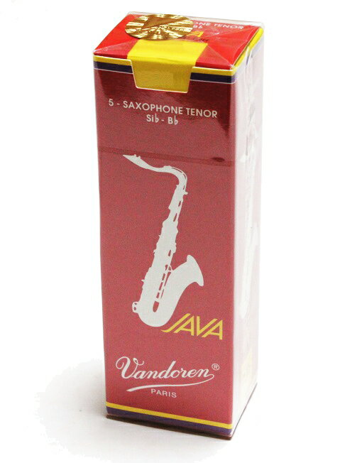 バンドーレン ジャバ ファイルド レッドカット テナーサックス リード　Vandoren JAVA FILED CUT TENOR SAXOPHONE Reeds　5枚入り