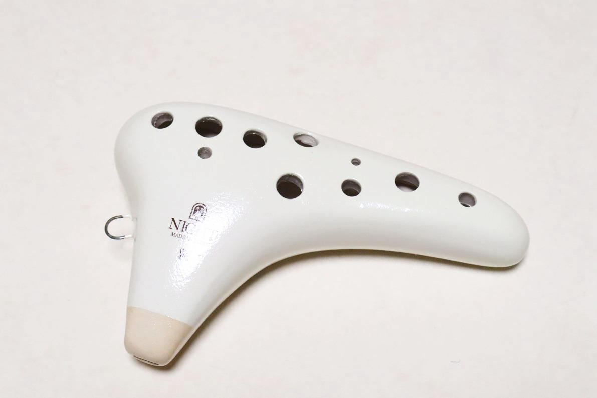 【新品アウトレット特価 44%OFF】　NIGHT 　ST-SFI　ナイト　オカリナ　ソプラノ　F調　スタンダルド アイボリー