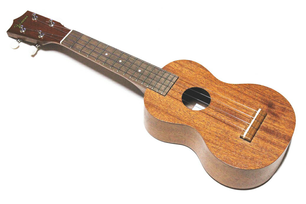 Famous　FS-1G フェイマス ソプラノ　ウクレレ　ストラップピン取り付けサービス　ソフトケースプレゼント！