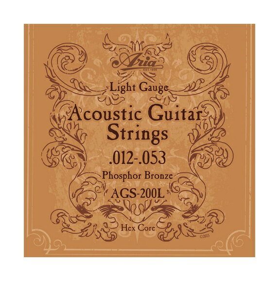 ARIA AGS-200LAcoustic Guitar Strings Light ꥢƥå饤ȥ