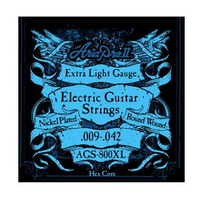 ARIA AGS-800XL Extra Light Electric Guitar Strings　アリア　エレキギター弦　エクストラ・ライトゲージ