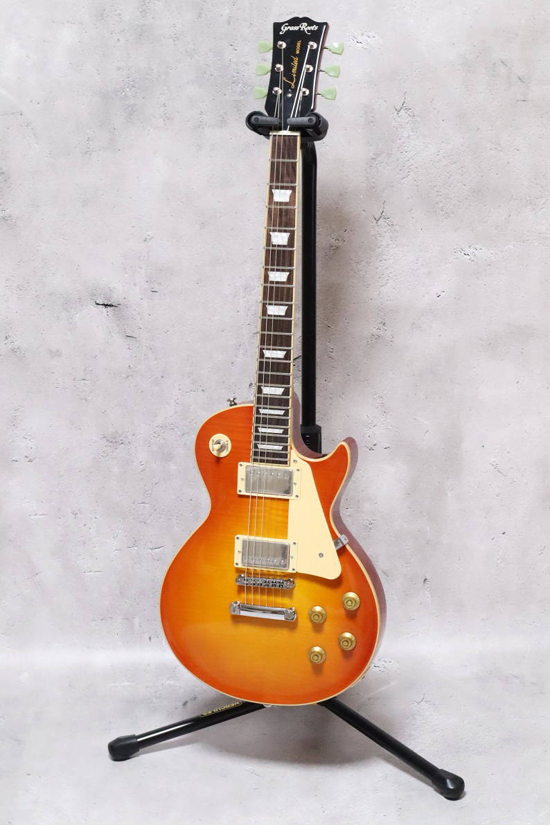 樂天商城 - Grass Roots G-LP-STD　Honey Sunburst　グラスルーツ　レスポール ・スタンダード　ハニーバースト　エレキギター
