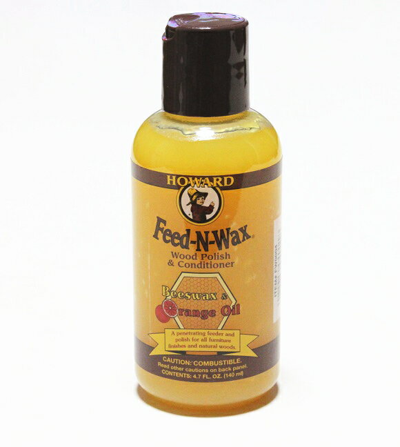 Howard Feed-n-Wax　4.7oz(140ml)　ハワード フィーデン・ワックス 木部用 ...