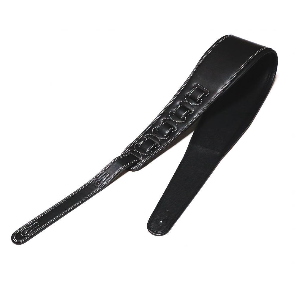 樂天商城 - VINCITA　PELLE STRAP BLK　ビンシタ　極太　ギター ストラップ 肩の痛みを軽減！　肩こりしにくいストラップ