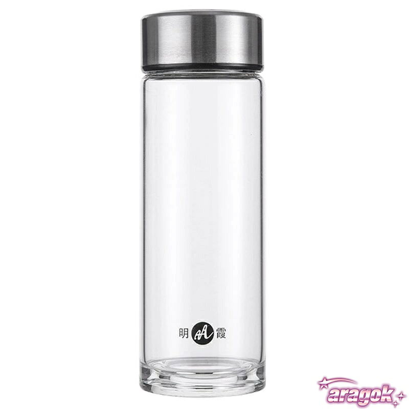 【全品2点で5%OFF】ティーボトル ガラスボトル 水筒 直飲み ガラス タンブラー THKJ 420m ポータブル トラベル マグ ティー ウォーター ボトル 詰め替え簡単