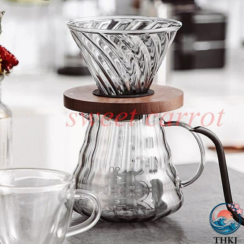 コーヒードリッパー ドリッパー コーヒーサーバードリッパーセット 耐熱ガラス 360/600ml コーヒー器具セットコーヒードリッパー ドリッパー コーヒーサーバードリッパーセット 耐熱ガラス 360/600ml コーヒー器具セット