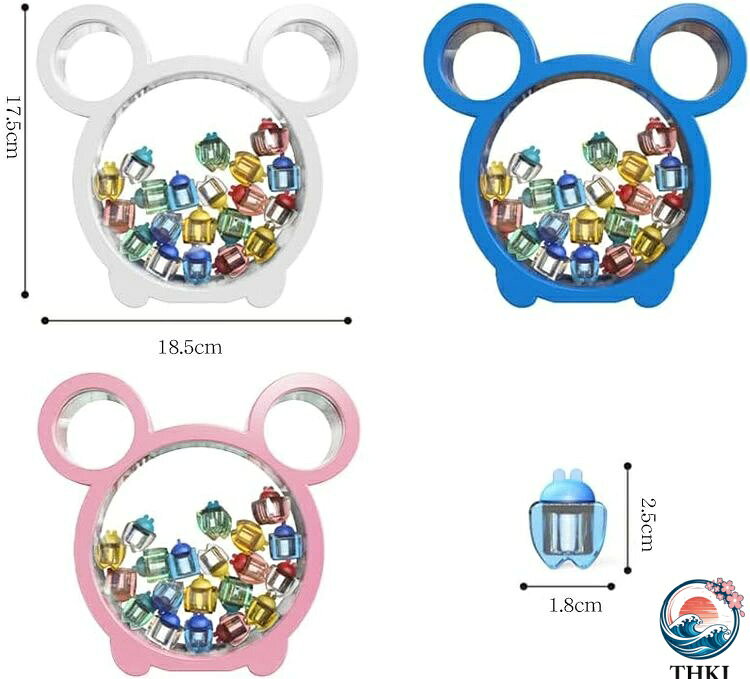 【全品5%ポイント】産毛入れ瓶付き 置物 祝い クリア 乳歯ケース 成長記録 インテ...