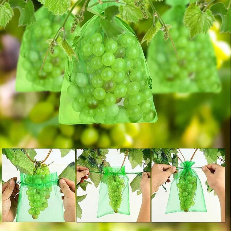 【全品5%ポイント】100枚セット 果物保護袋 野菜 ネット フルーツネット 果物保護...