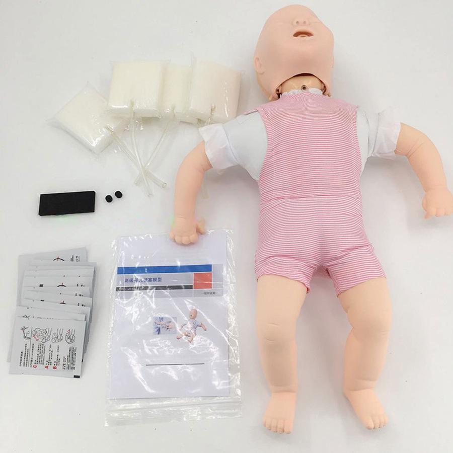 aragokの【全品5%ポイント】心肺蘇生訓練用人形 ベビー梗塞モデル 乳児用気道閉塞およびCPRモデル 気道梗塞応急処置モデル 訓練用 練習用 学習教材 人気｜アングル3