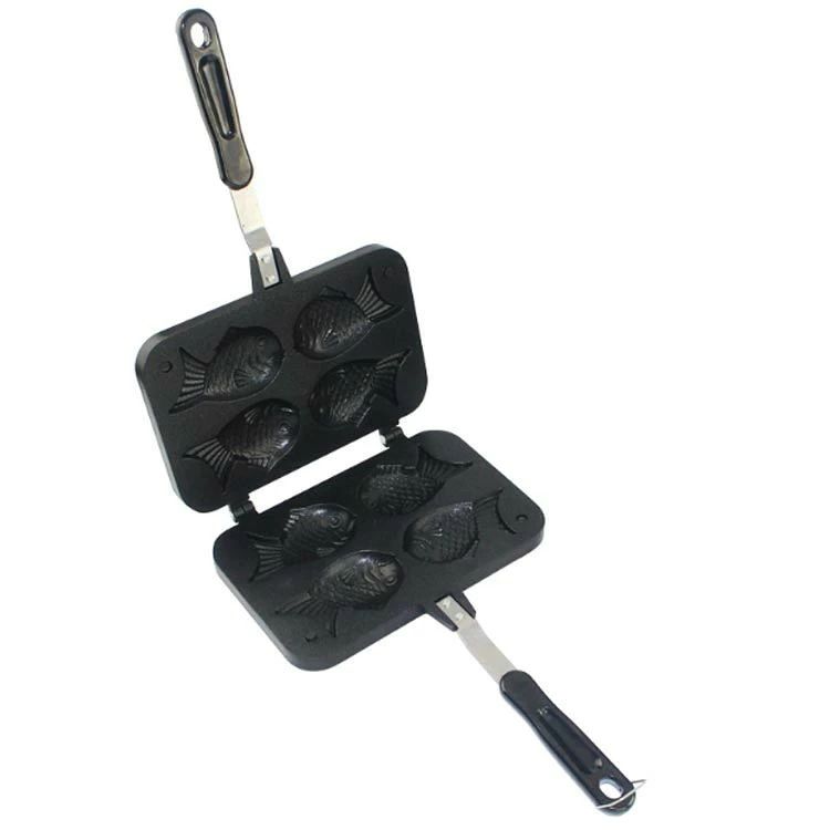 【全品5%ポイント】フッ素加工 業務用 キャンプ 鯛焼き器 たい焼き器 たい焼きメー...