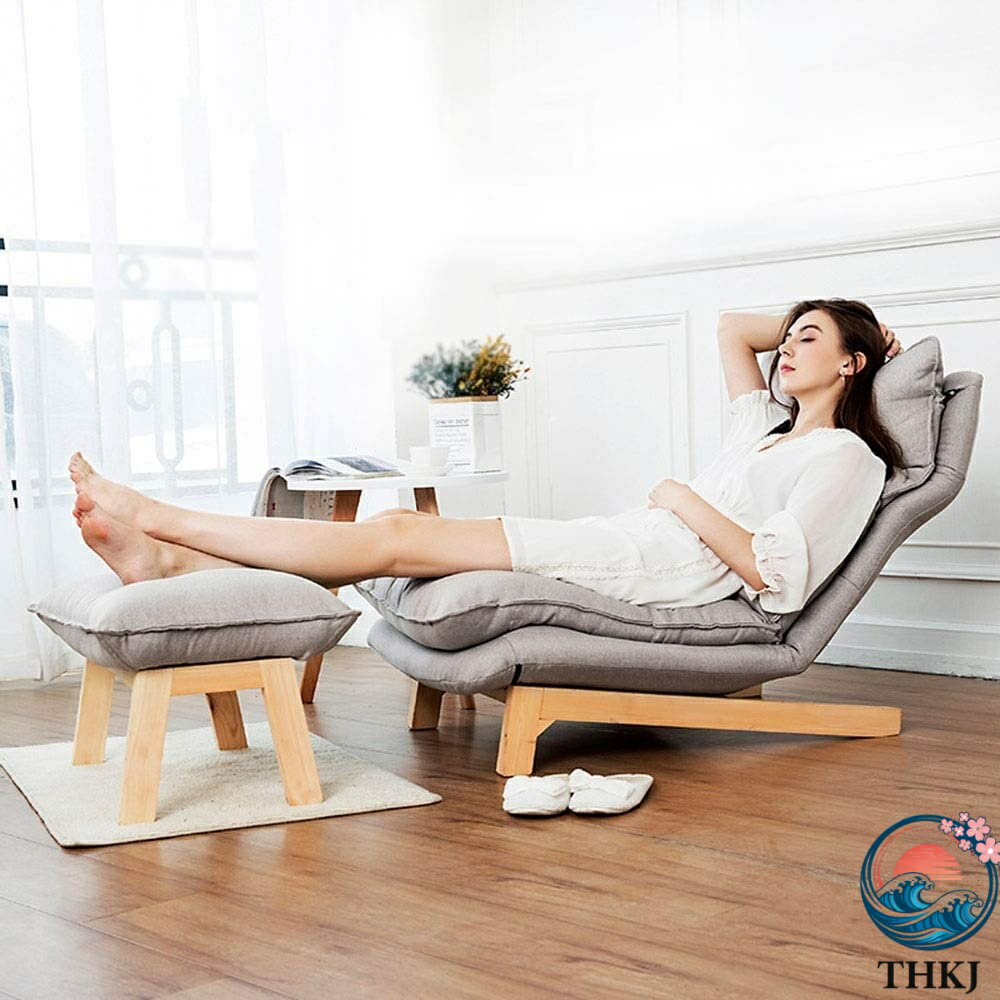 Reclining Chairs - 【全品2点で5%OFF】ソファチ ェアリラ クシング チェアラ ウンジチ ェアフッ トレスト THKJ スツール オットマ ンリビン グルーム リラック スしてゲ