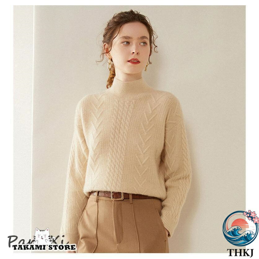 【全品2点で5%OFF】カシミヤセーター カシ...の紹介画像3
