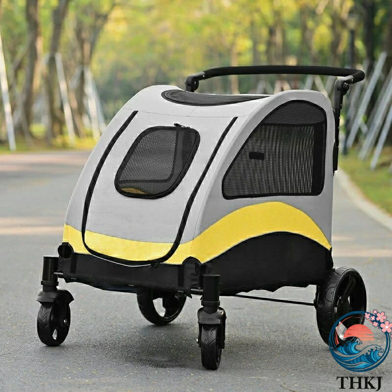 【全品5%ポイント】4輪ペットカート ペットカート ペット カート バギー 大型犬 中...