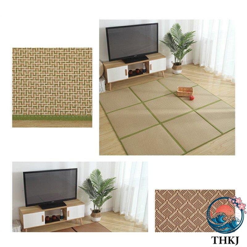 【全品2点で5%OFF】4タイプ 籐マット置き畳 ユニット 畳 和モダン水拭きできる ユニット畳 THKJ 180*240cm 汚れにくい 水に強い ポリプロピレン 軽量 和モダ 2