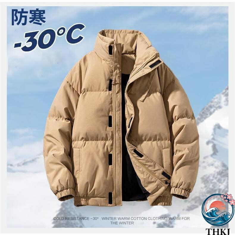 樂天商城 - 【全品2点で5%OFF】ダウンジャケット メンズ レディース 長袖 厚く 40代 50代 THKJ カジュアル ジャケット 防寒 防風 軽量 ダウンコート 秋冬 85%ホワ