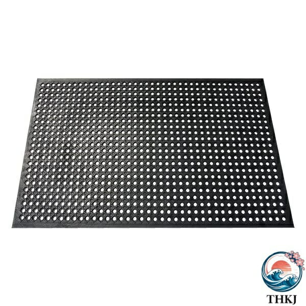 樂天商城 - 【全品2点で5%OFF】有孔ゴムマット1m50cmx90cm 滑り止めゴムマット大型サイズ THKJ 泥落とし玄関マット エントランスマット 人気 おすすめ 使いやすい