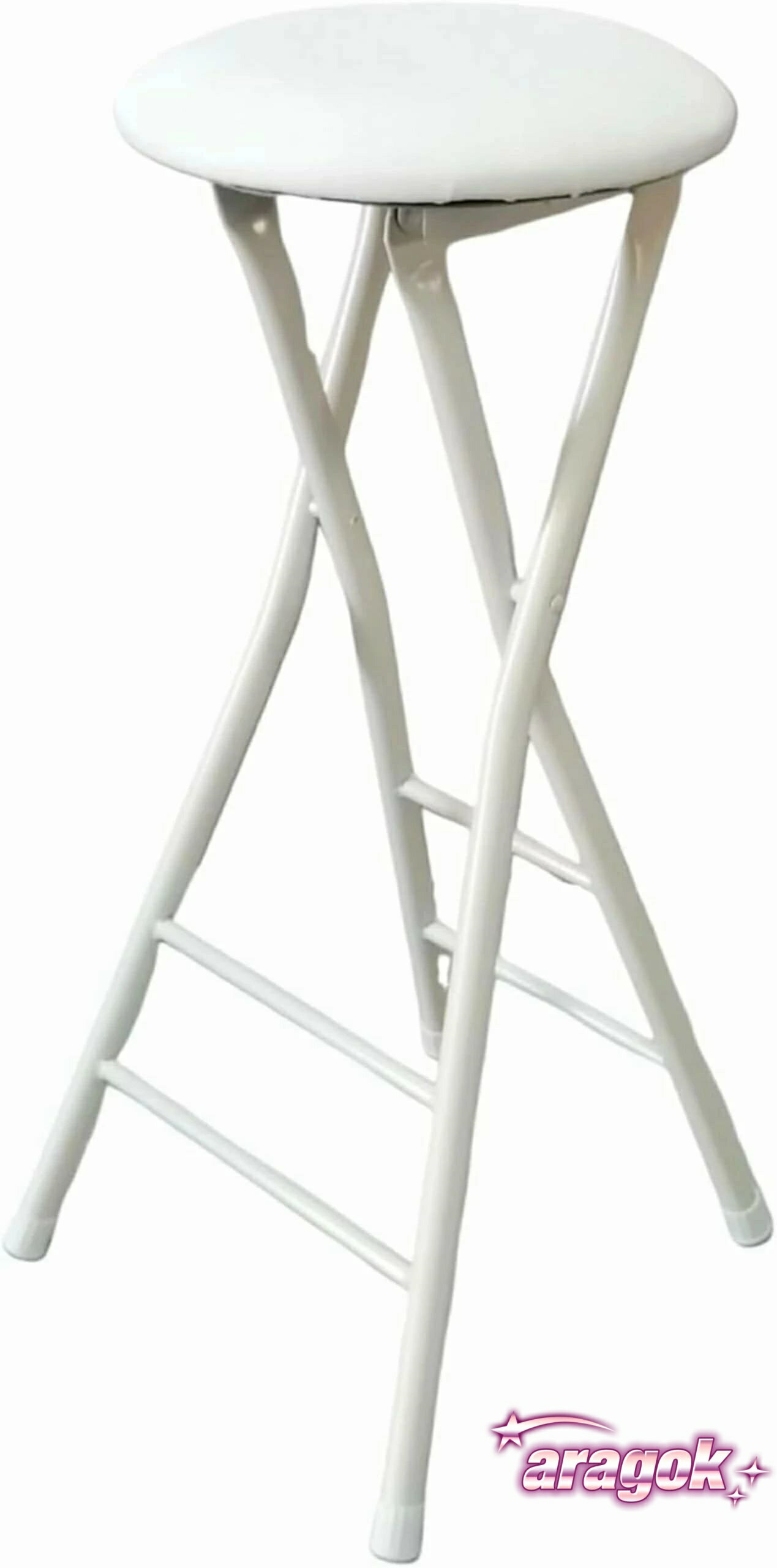 省スペース、折りたたむと非常に狭い、厚さ8センチメートル、非常に簡単に隙間やコーナーにスライドさせることができ、アパートや寮などの小さなスペースに適しています。 大人用折りたたみハイスツール、座面の高さ70cm/28in，キッチンアイランド...