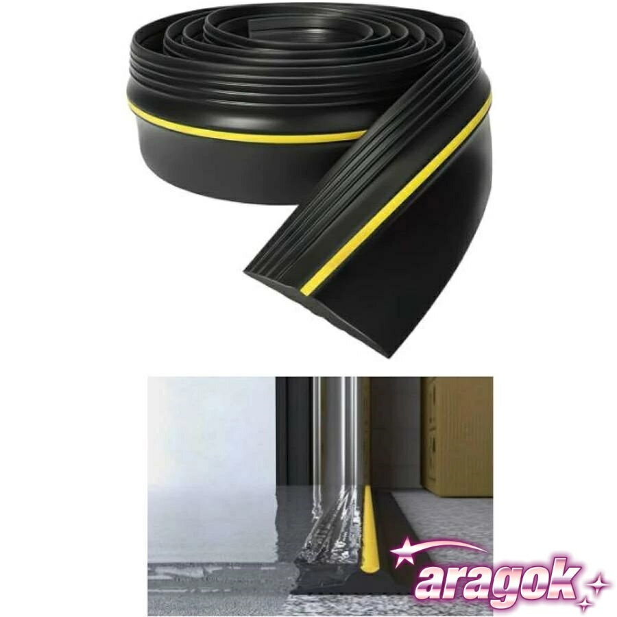 【本日中にご注文で5%OFF】ゴムストリップ 車庫 ガレージ 駐車場 シャッター 雨/雪/埃/風 侵入防止 対策 滑り止めリッジ PVC素材 簡単取り付け コンクリート アスファルト 衝突 扉 隙間 フ