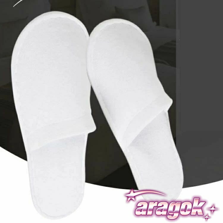 【全品2点で5%OFF】使い捨てスリッパ 個包装 前開タイプ 使い捨て ホテルスリッパ 100足セット THKJ パイル地 高級 ホテル 業務用 来客用 携帯用 スリッパ 3