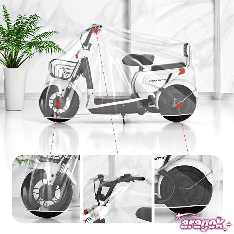 【全品2点で5%OFF】レインカバー 透明 子供乗せ ママチャリ ストレッチ 自転車カバー 2.2m 1.9m THKJ 1.6m 大型 バイクカバー 防水 防塵 耐UV 丈夫 厚手 3