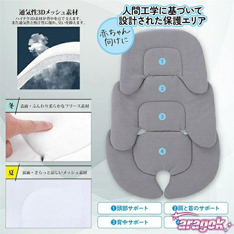 【全品5%ポイント】ベビーカーシート ベビー 秋 ギフト シートクッション ベビーカ...