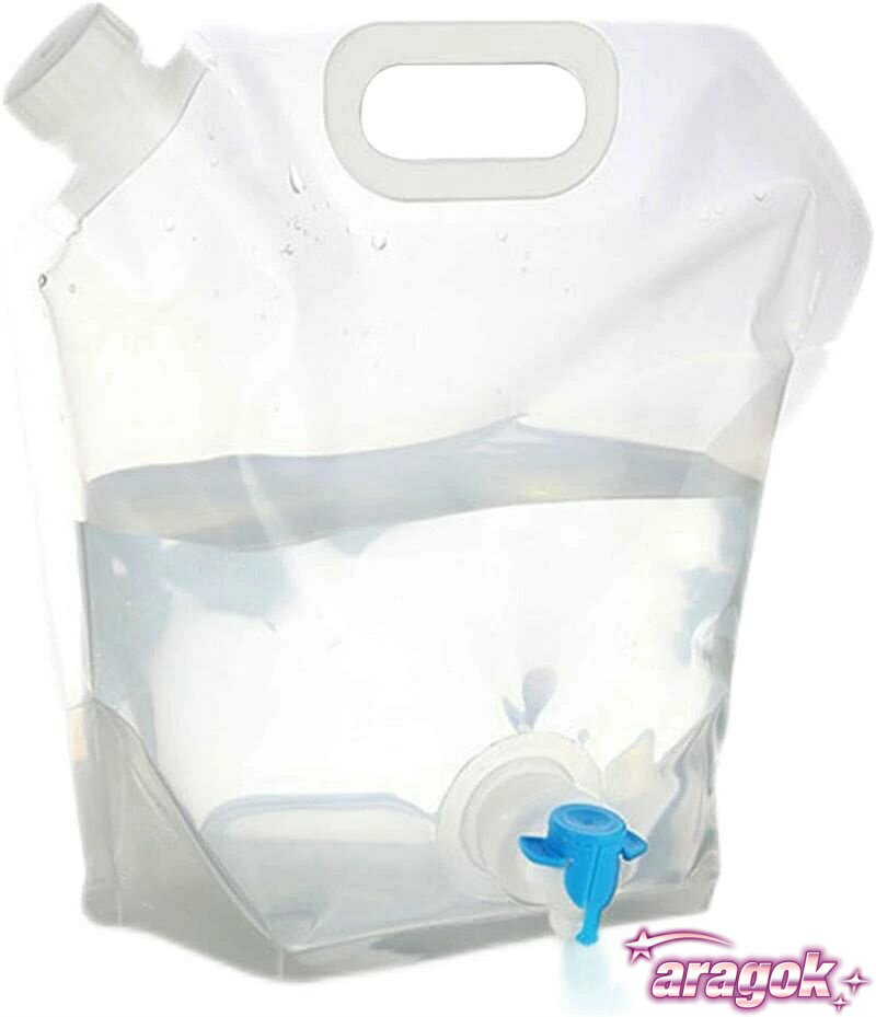 【全品5%ポイント】ウォータータンク 折りたたみ 水袋 ウォーターバッグ 避難防災グッズ 水 5L THKJ 10L 旅行用 漏れ防止 折り畳み 給水袋 大容量 持ち運び