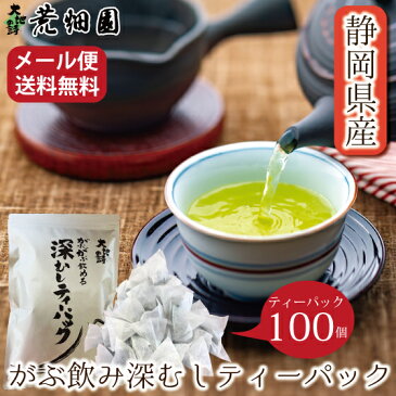 お茶 緑茶 深蒸し茶 静岡茶 日本茶 静岡深むし がぶ飲み深むしティーパック100個入 メール便配送 送料無料 業務用 お徳用 お得用 ティーバック ティーバッグ まかない 日本茶 母の日 母の日ギフト 茶葉 静岡茶 ギフト お茶葉 煎茶 国産 牧之原茶 静岡県 ぽっきり ポッキリ