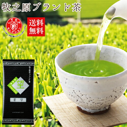 静岡茶 お茶 緑茶 日本茶 深蒸し茶 深むし茶【メール便 送料無料】静岡県牧之原ブランド茶 望銀印100g 煎茶 牧之原 静岡茶 荒畑園|茶葉 ギフト プレゼント 父 茶 荒茶 国産 お茶葉 静岡 お土産 水出し 冷茶 ブランド茶 水出し緑茶 水だし 深蒸し 深むし 水出し茶