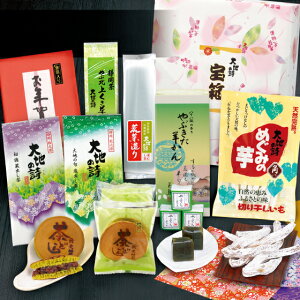 【送料無料】宝箱(お茶とお菓子セット) 福袋 お茶 緑茶　煎茶 ギフト プレゼント ギフト プレゼント 日本茶 荒畑園