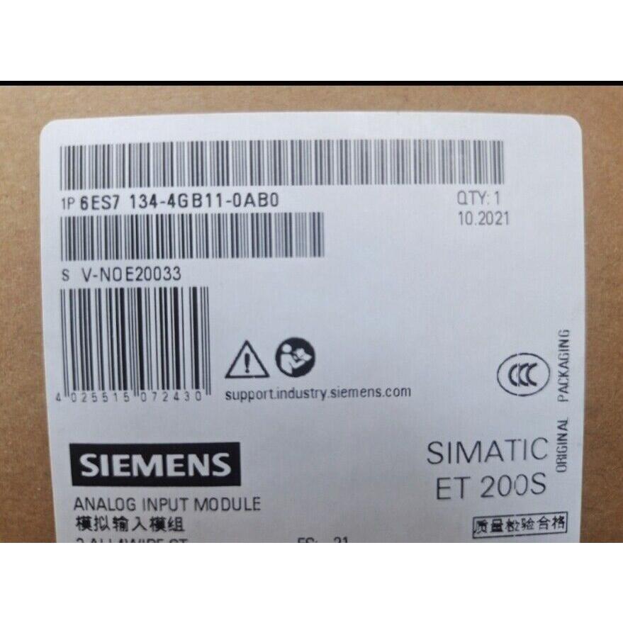 新品 送料無料 Siemens シーメンス6ES7134-4GB11-0AB0インターフェイスモジュール【6ヶ月保証】