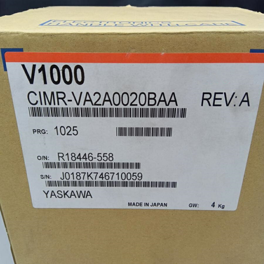 【新品★送料無料】安川電機 インバーター CIMR-VA2A0020BAA【6ヶ月保証】