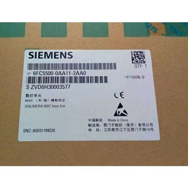 ʢSiemens 802C 6FC5500-0AA11-2AA0  6FC5 500-0AA11-2AA0 6ݾ